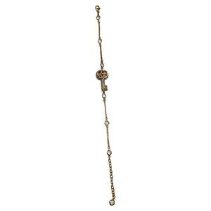 Gucci Double G Key Bracelet in Gold Metal